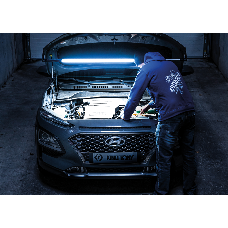 KING TONY Profi-Werkzeuge - Aufladbare Motorhaubenlampe 2000lm 9TA34AA