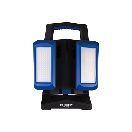 KING TONY Profi-Werkzeuge - 30W LED-Wiederaufladbarer Scheinwerfer Doppelkopf 9TA45AA