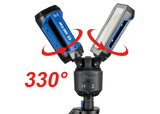 KING TONY Profi-Werkzeuge - LED-Scheinwerfer mit Stativ, 5 Lichtfarben 6000 Lumen 9TA491AA