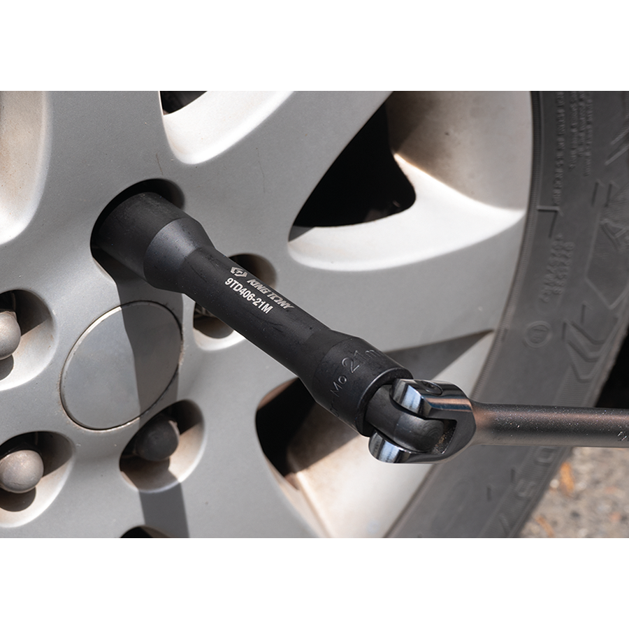 KING TONY Profi-Werkzeuge - 1/2" Steckschlüssel für beschädigte Muttern, metrisch - 19 mm 9TD40619M