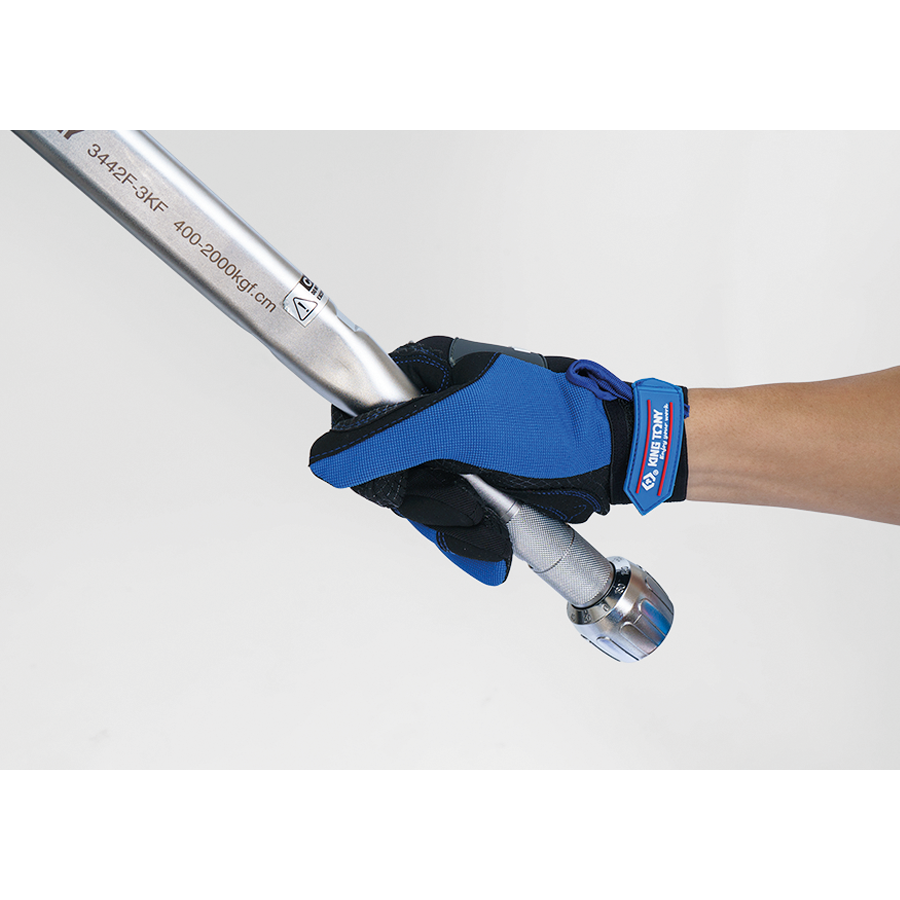 KING TONY Profi-Werkzeuge - Arbeitshandschuhe mit Anti-Rutsch-Silikon - Größe XL 9TH43XL