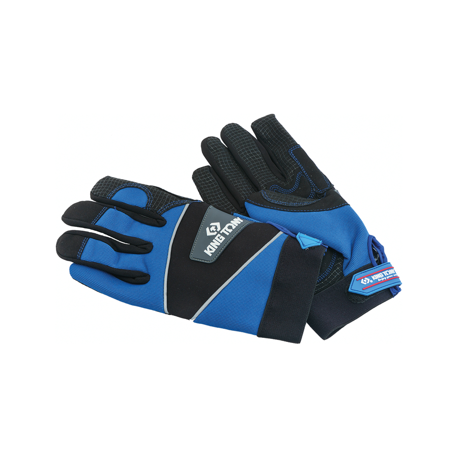 KING TONY Profi-Werkzeuge - Arbeitshandschuhe mit Anti-Rutsch-Silikon - Größe XL 9TH43XL