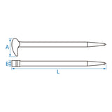 KING TONY Profi-Werkzeuge - Rollkopf-Hebeleisen 150mm 9TK306