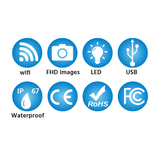 KING TONY Profi-Werkzeuge - WiFi-Videoskop 9TQ12