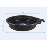 KING TONY Profi-Werkzeuge - Ölauffangwanne 18 Liter 9TT1118