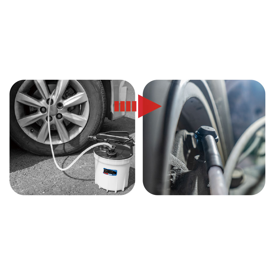 KING TONY Profi-Werkzeuge - Bremsentlüftungsgerät 2L 9TV14020