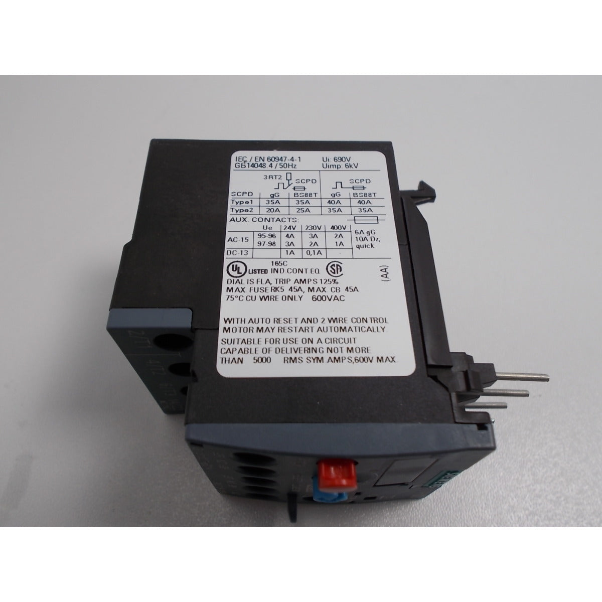 Fini Überlastrelais SIEMENS 3RU2116-1KB0 9-12,5A - Art. 0008470000