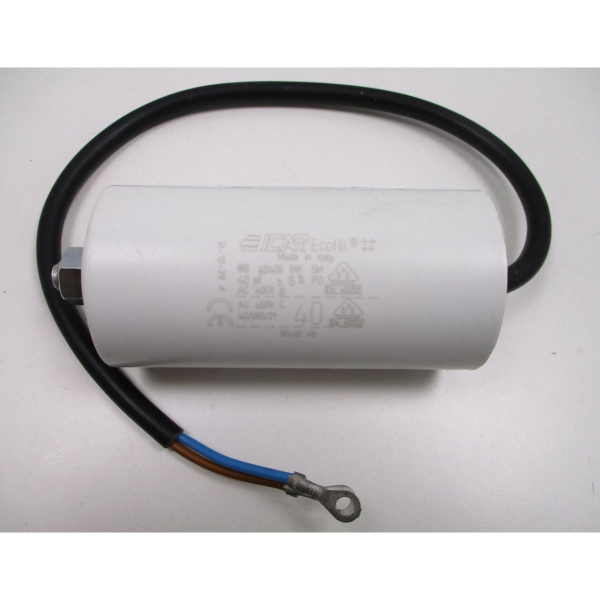 Aircraft Kondensator 40µF/450V IP55 C009200021 / Ø45x90 - Art. 0009200021