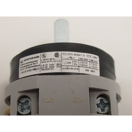REHM Stufenschalter D180/180C/SYN.182  4202011 - 230/400V – Version 1 SM-01004202011