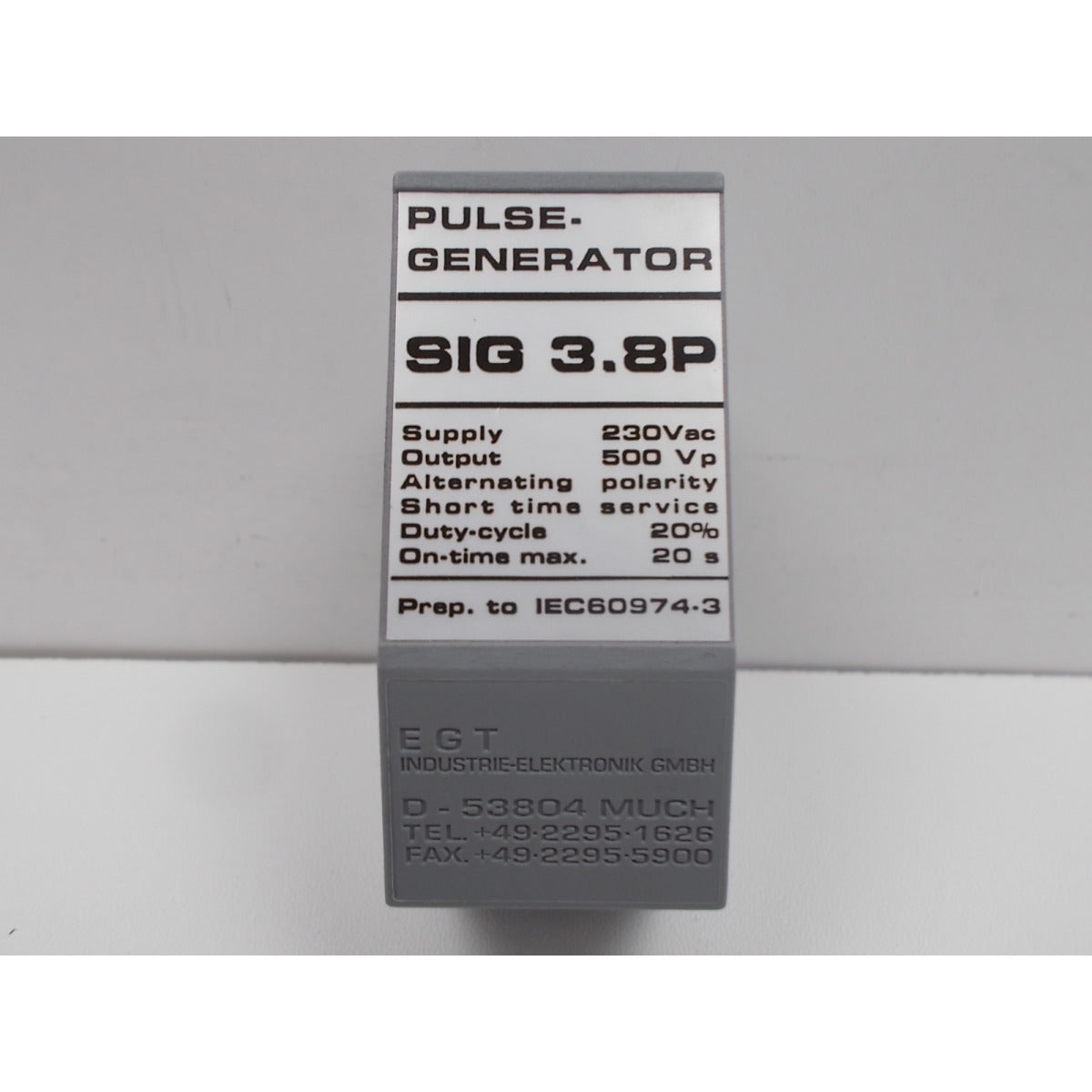 REHM Zündgerät TIGER 170,210DC  6900385 / SIG 3.8P SM-01006900385