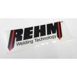 REHM Aufkleber REHM Logo  7300031 / 200x75, 2-farbig – Version 1 SM-01007300031