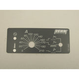 REHM Grafikfolie Booster 210  7300989 / gestanzt SM-01007300989