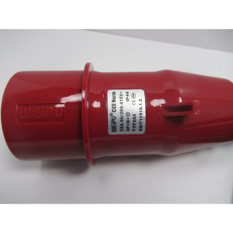 SCHWEISSKRAFT Netzkabel mit Stecker 400V/32A  7.555.313-A /H07RN-F, 4m/4mm² SM-01077555313