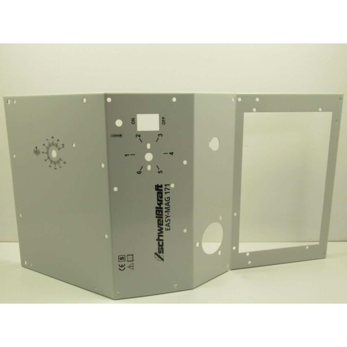 Schweisskraft Frontwand EASY MAG 171 055346735 / RAL7035 / 295*560 - Art. 0108055346EM171