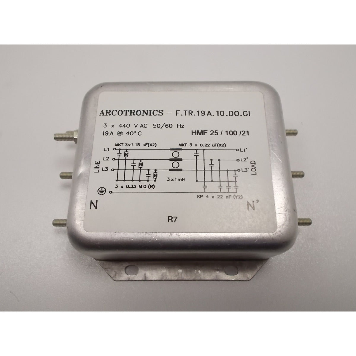 Schweisskraft EMV-Filter EASY STICK 250 DIGITAL MEER00450 / HMF 25/100/21 19A – Variante 1 SM-0108701013 - SM.P-0108701013