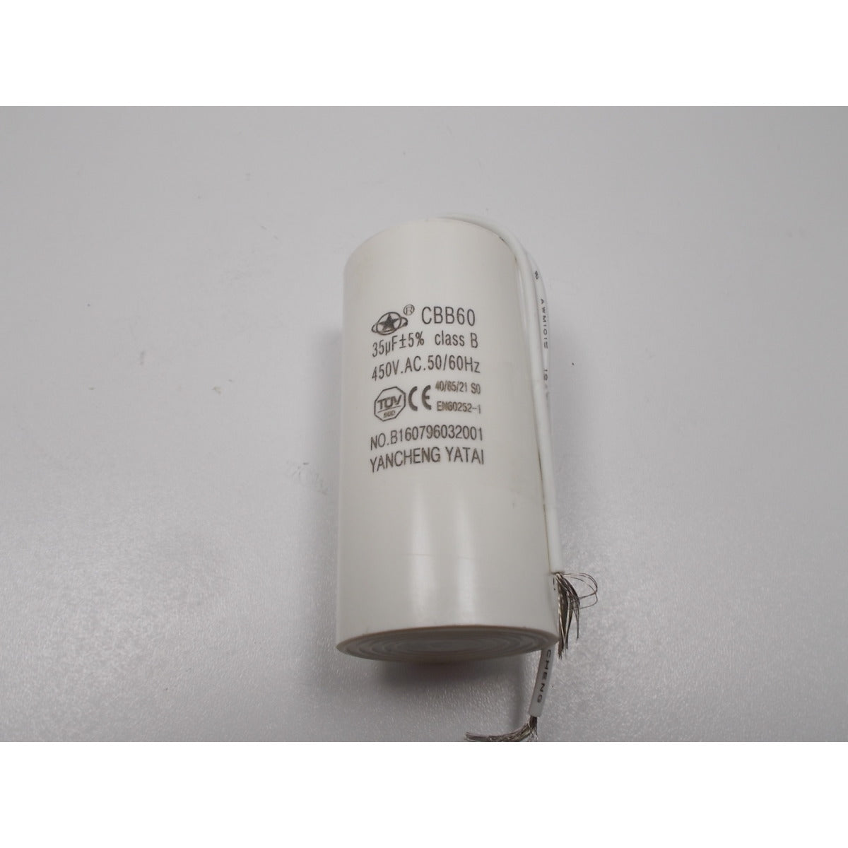 Aircraft Kondensator CA 240/20, 40 OF E, HBS 405 35µF / 450V AC / Ø45x95 / 2pol. - Art. 0200324111008