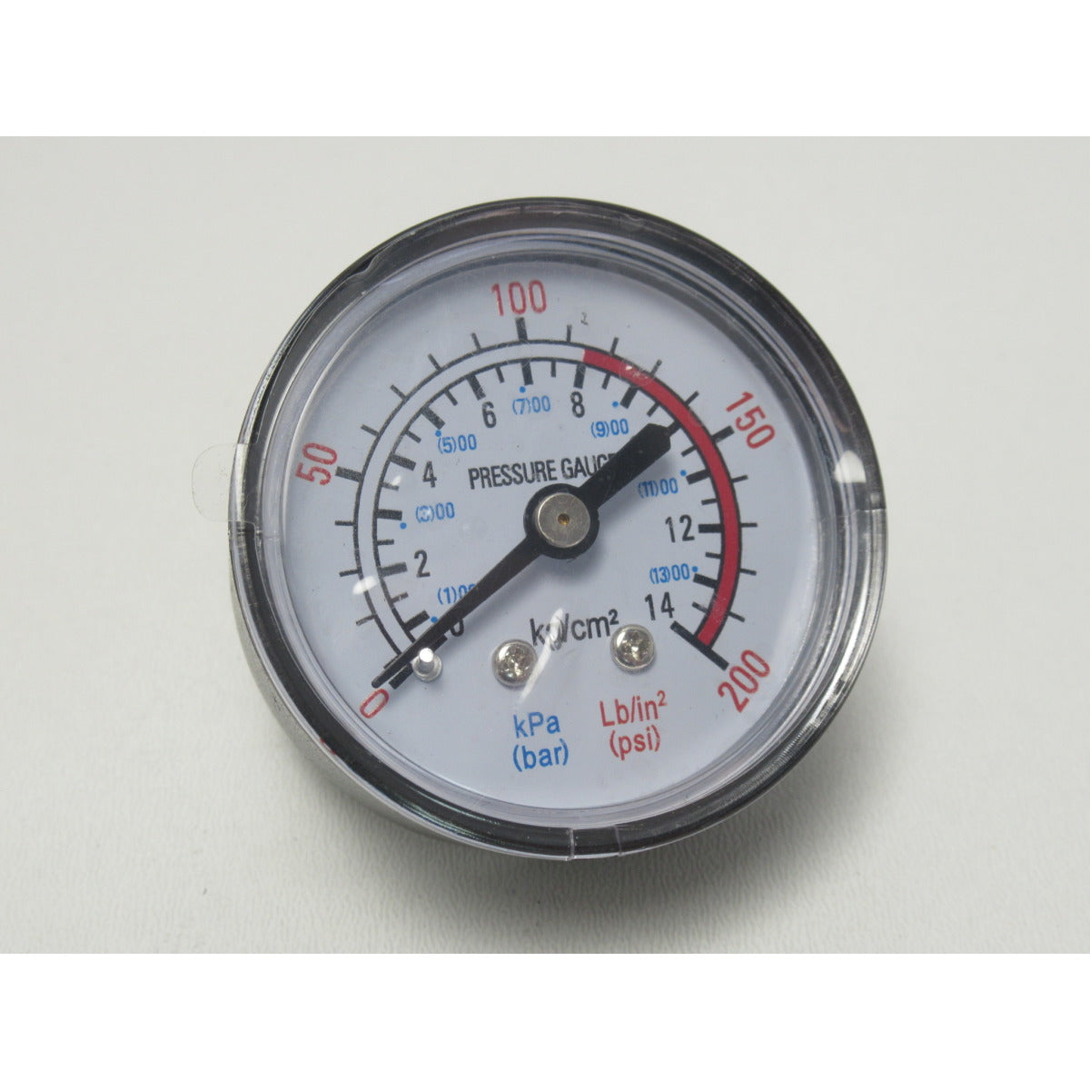 Aircraft Manometer AB Silence 111, 221 OF E 0-14 bar, Ø 50mm, G1/8" hinten - Art. 0200332111035