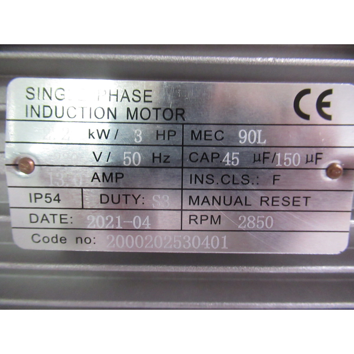 Aircraft Motor AC 401/50/10 VC / 230V 2,2kW - Art. 0203504530