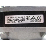 Aircraft Lüftermotor AD 108, 144 & ASD 72, 108 210.0074.00.00-00 / 10W / 230V - Art. 02042100074