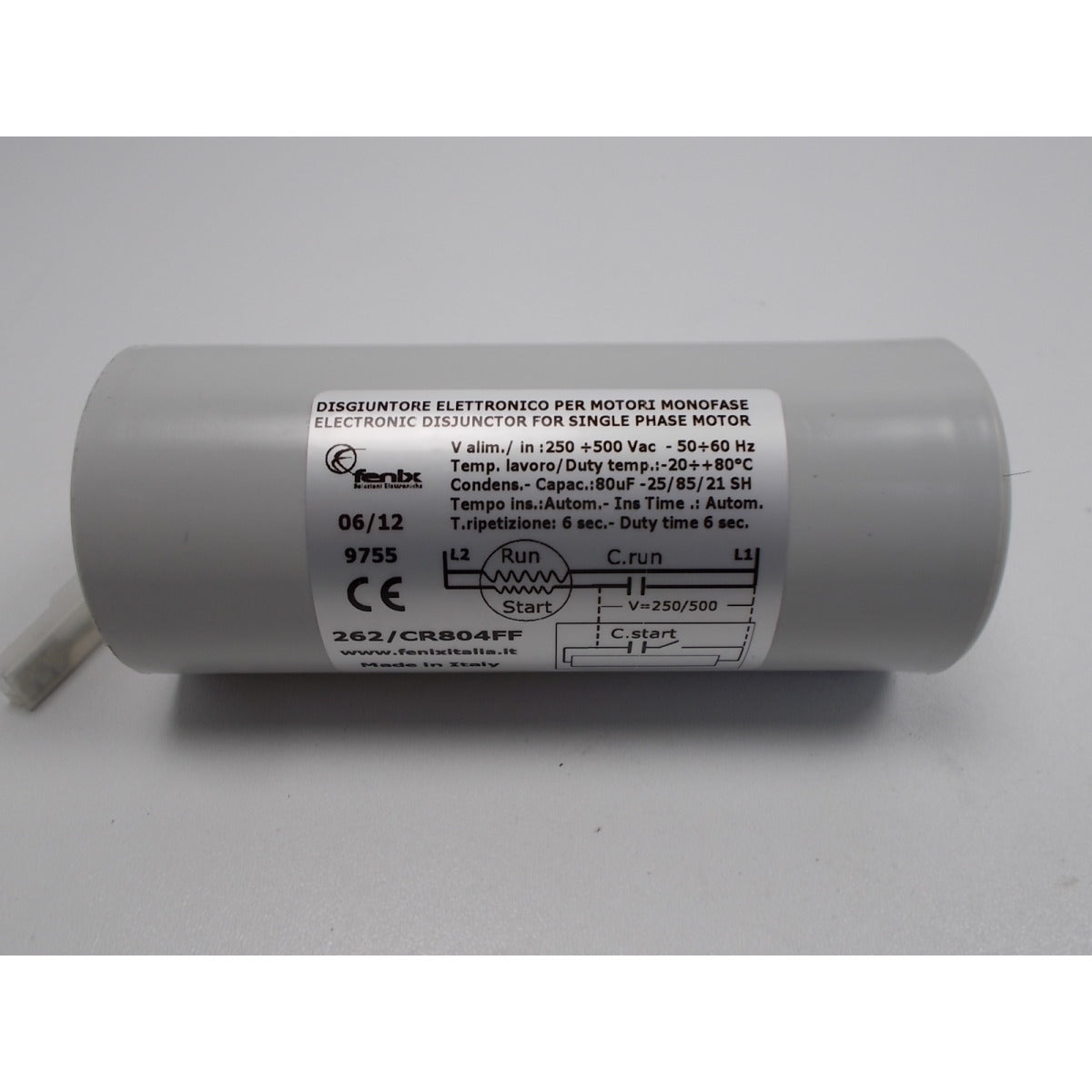 Aircraft Kondensator Rotal 461 80µF / Ø50x120 - Art. 0250107759