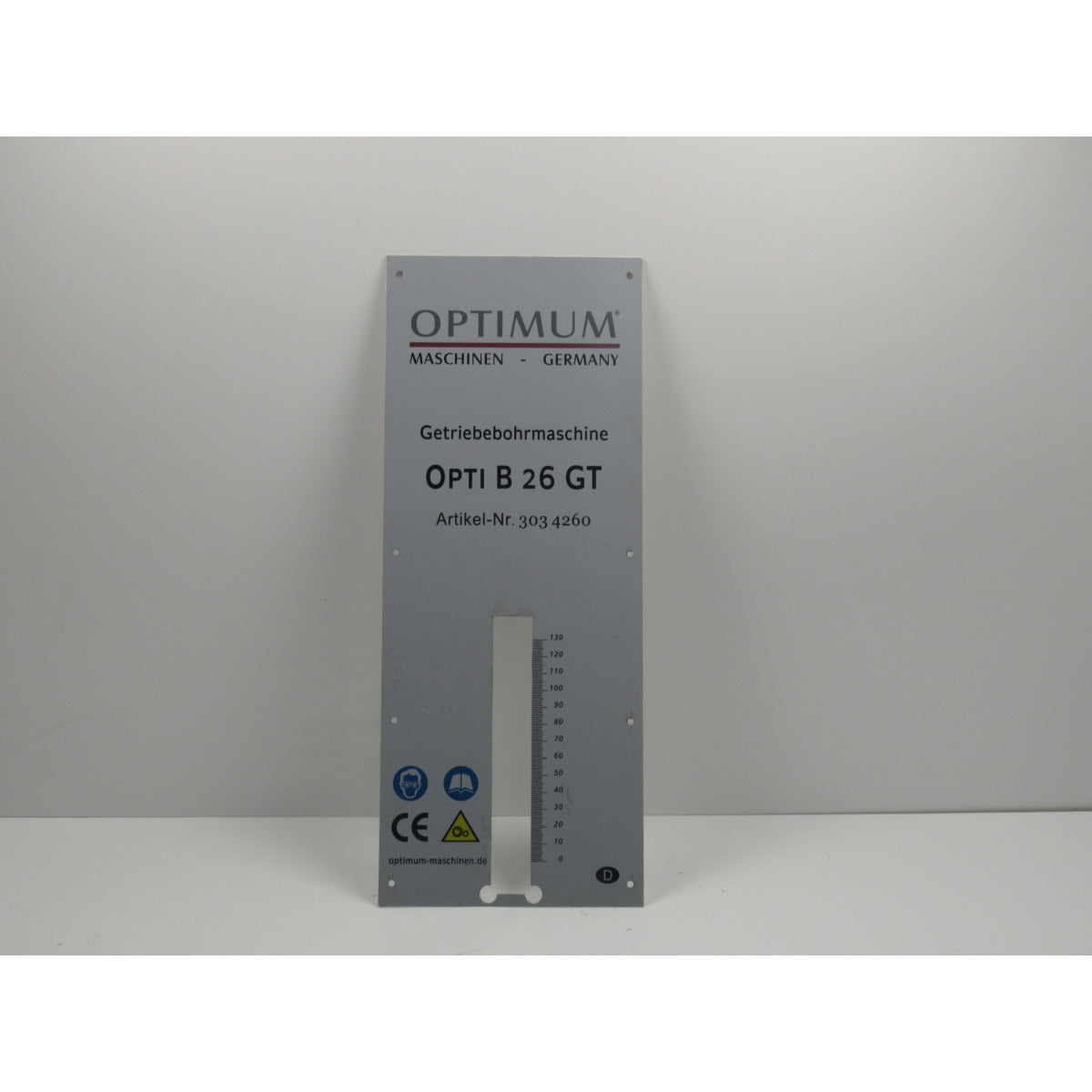 Metallkraft Typenschild B 26 GT - Art. 0303426014