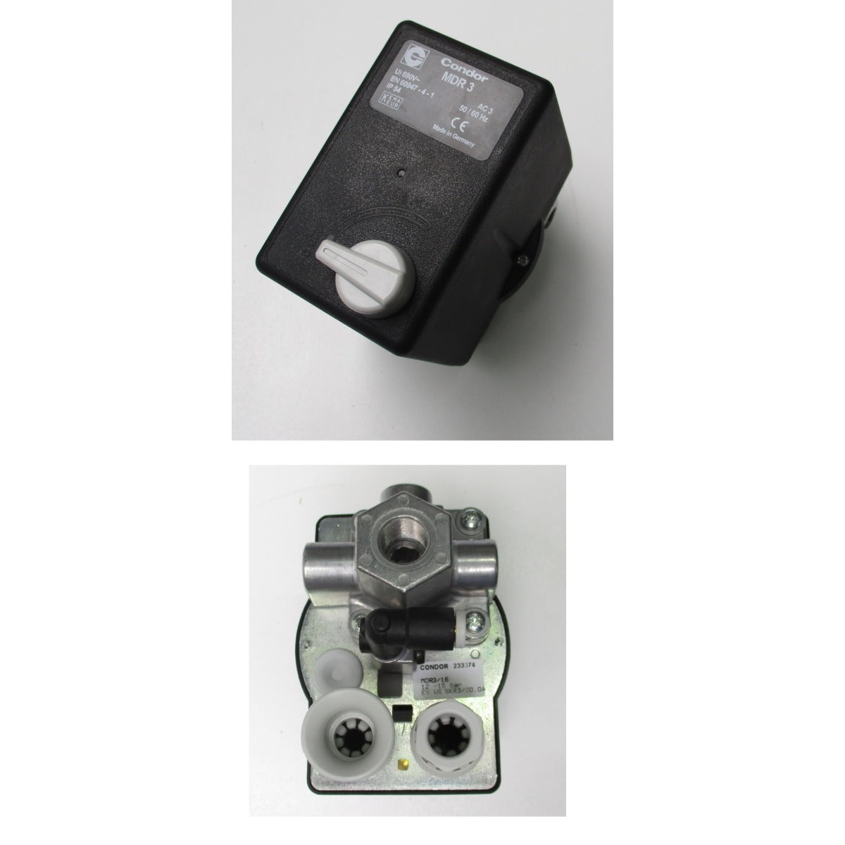 Aircraft Druckschalter Condor MDR 3/16, 400V #305190000 / SKR3/20,0A/EV WS - Art. 0305190000