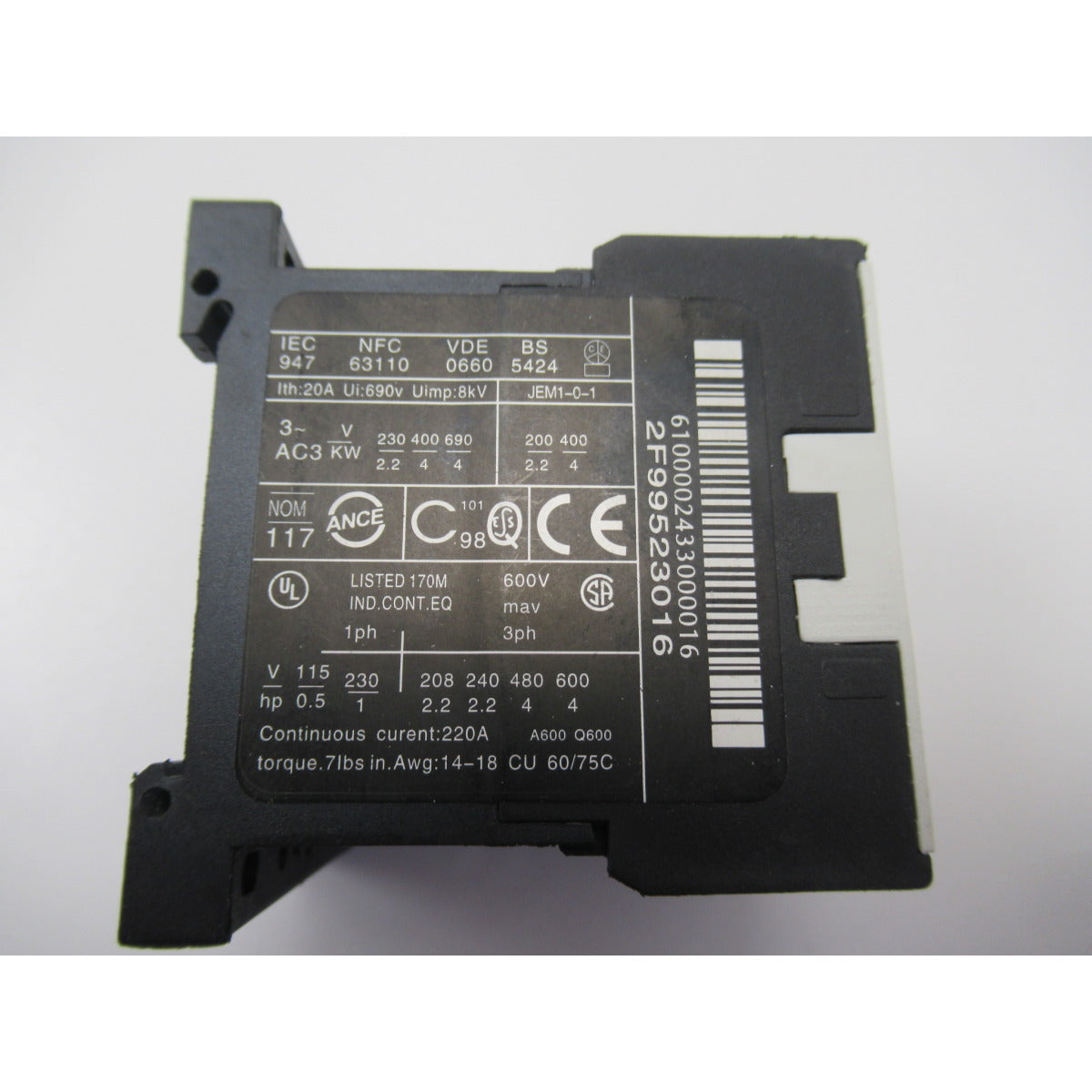 Optimum Schütz S300VG/DH LC1K0910B7 / ET1110 24V SM-03290300KM - SM.P-03290300KM