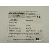 OPTIMUM Label S92G – Detailausführung 2 SM-033000921111