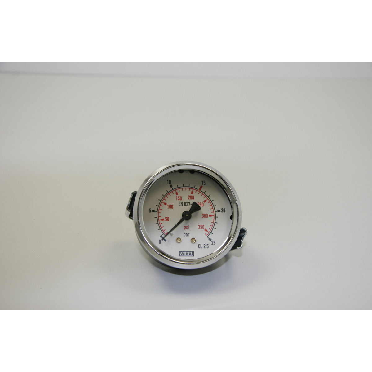 AIRCRAFT Manometer 1/4" Ø63 / max. 25Bar  #330016000 / mit Klammern SM-0330016000