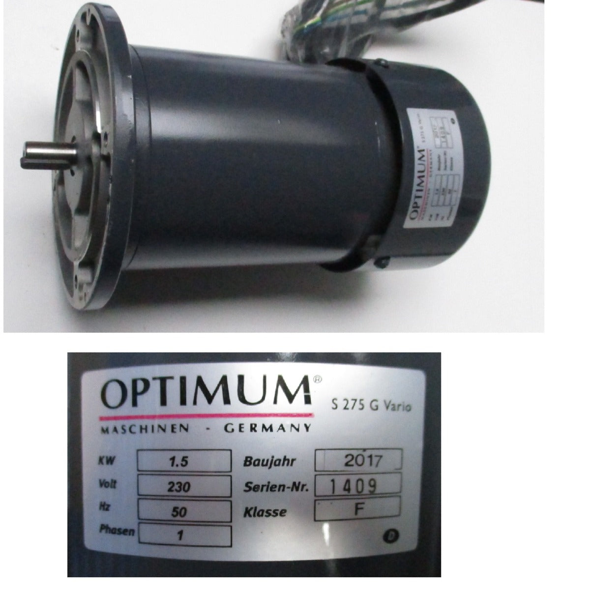 OPTIMUM Motor S275NV / 230V  1,5kW SM-0330027836