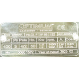 Optimum Motor S275P / 400V 1,1kW//1,5kW / 1400/2800RPM - Art. 033052750531