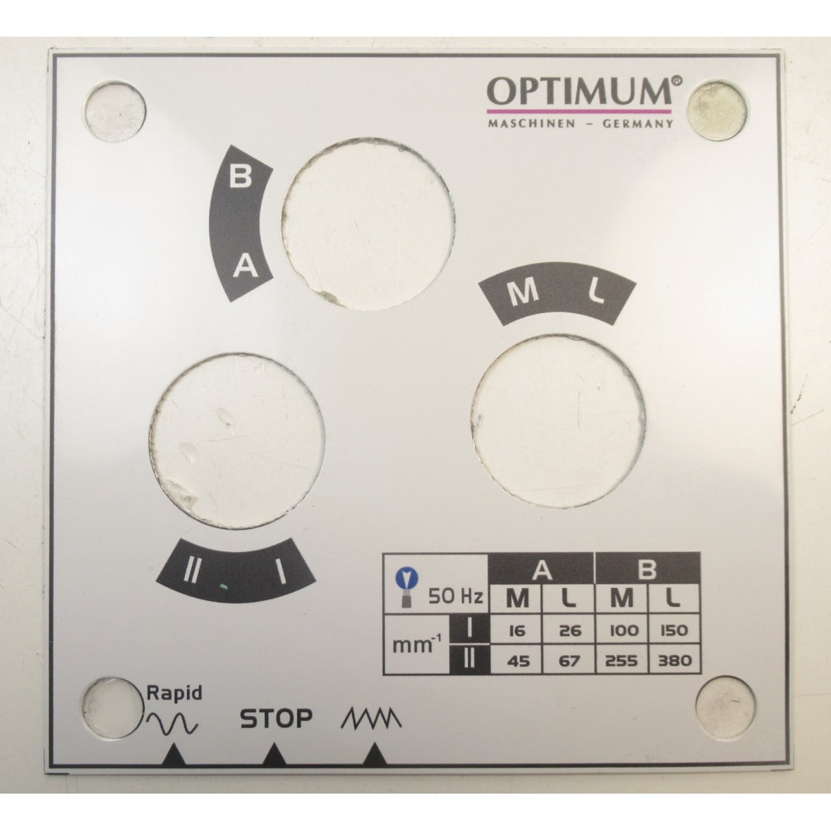 Optimum Label MT50 Vorschub X-Achse - Art. 03336005642