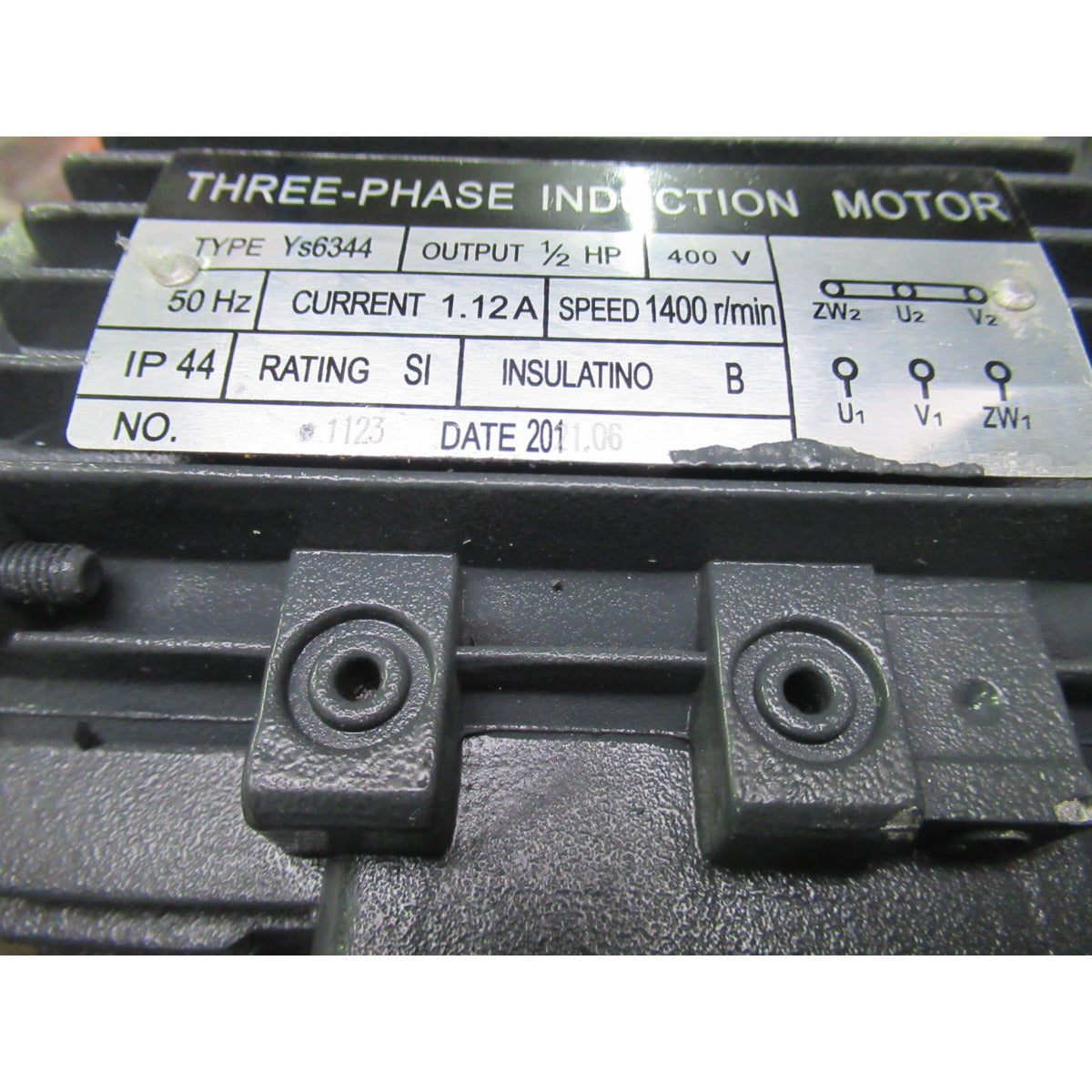 OPTIMUM Vorschubmotor MT50/60  400V / 370W / 1400 U/min SM-03336005MXV2