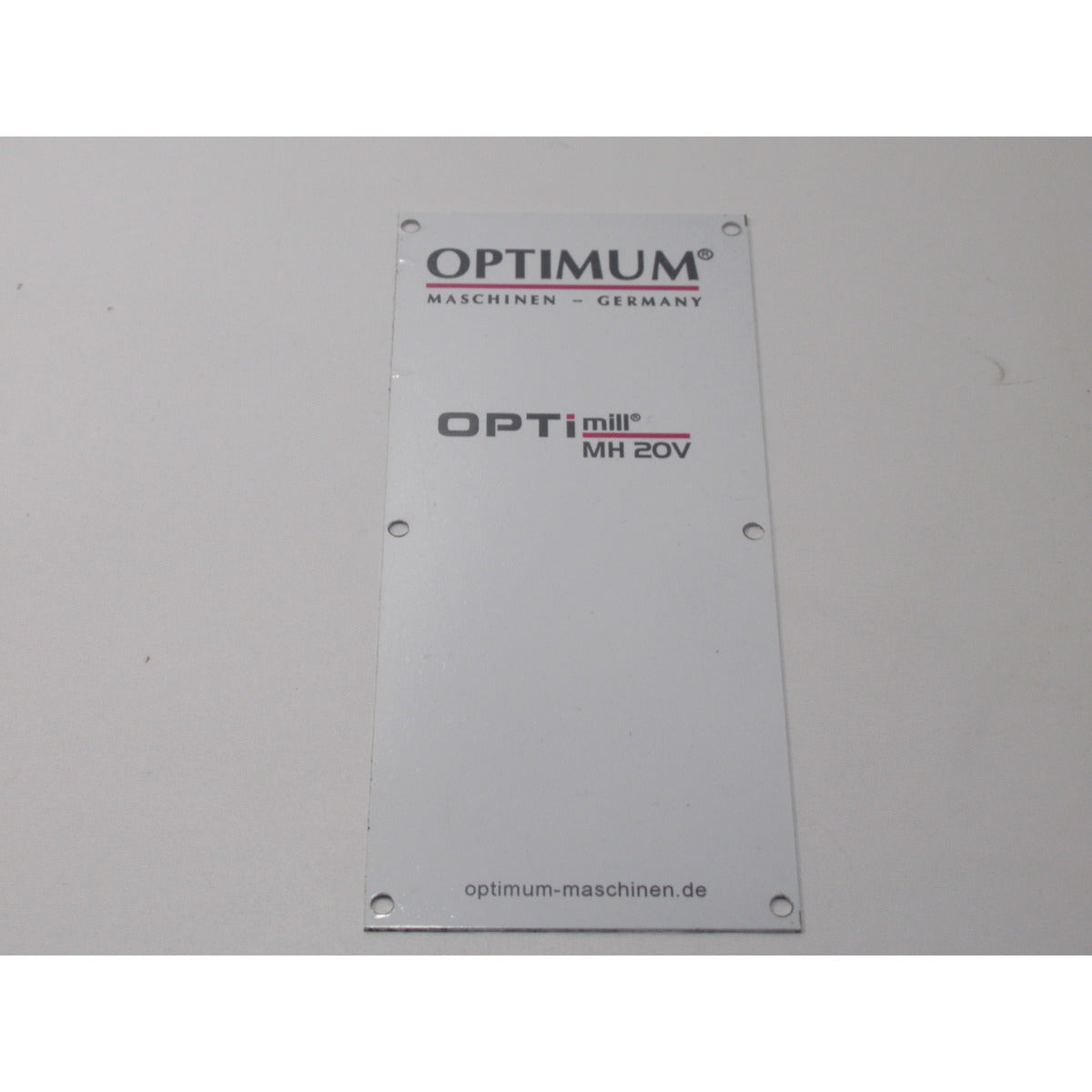 Optimum Frontlabel MH20V/VL/VLD - Art. 03338115L01