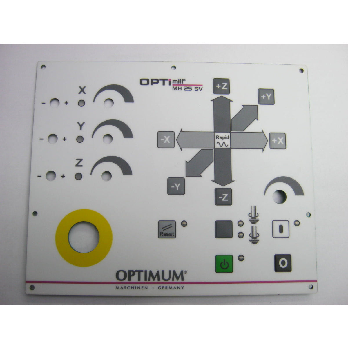 Optimum Frontpanel MH25SV / MH25SPV für Bedienpanel - Art. 03338160502FP