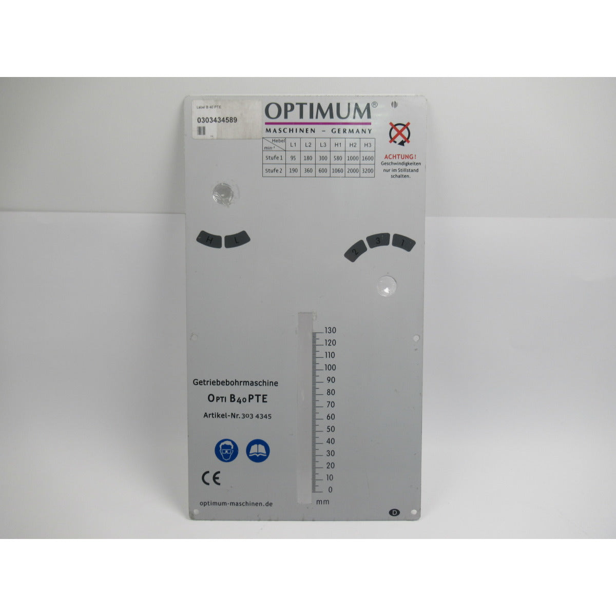 OPTIMUM Label BF46TC – technische Ausführung 2 SM-03338456L01