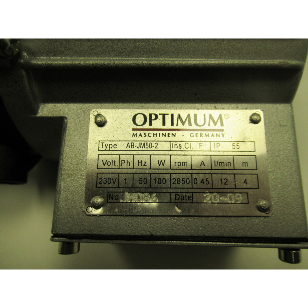 Optimum Kühlmittelpumpe KME1 / 230V AB-JM50-2 / 50W / 0,45A - Art. 0335199904