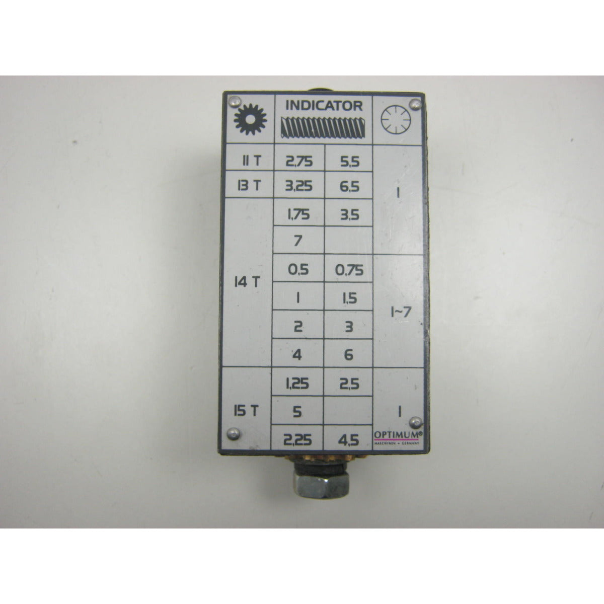 OPTIMUM Gewindeuhr D420&TH42-Serie SM-034011604102CPL