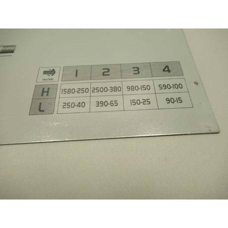 OPTIMUM Label TH3309V – Detailausführung 1 SM-03402045L01