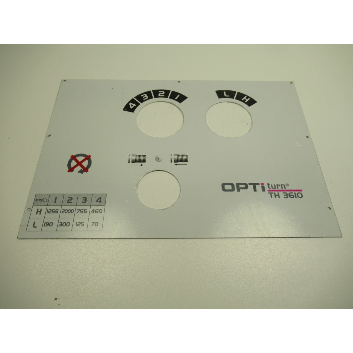 OPTIMUM Label TH3610/D (7) SM-03402050L01