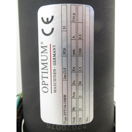 OPTIMUM Motor TM3110VB / 230V / 1500W  ZYT118-001 – Variante 1 SM-03403016802