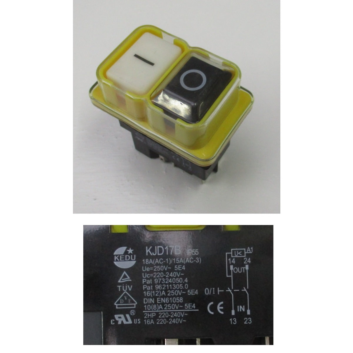OPTIMUM Schalter D140x250V / 230V  KEDU KJD17B, 5pol., Version 1 SM-0342025108