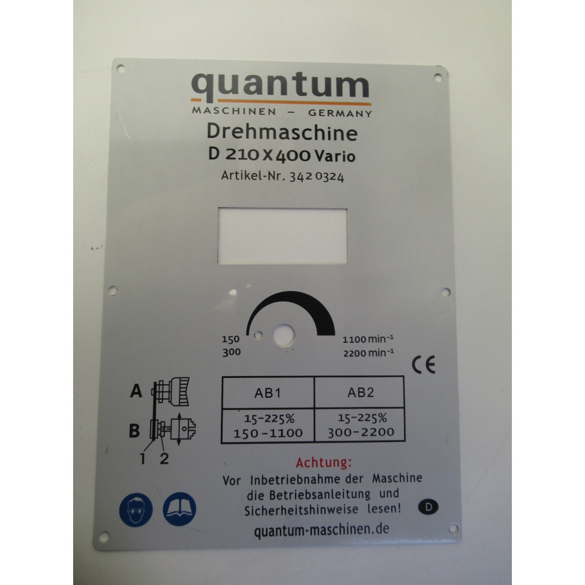 OPTIMUM Label D 210 x 400 Vario SM-03420324103