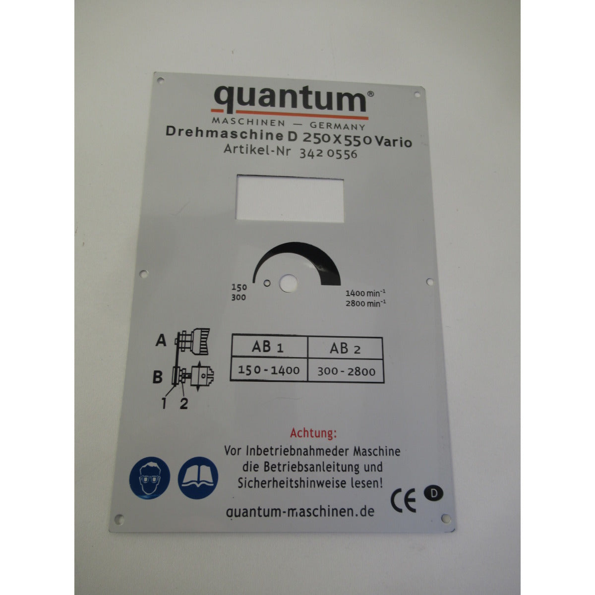 OPTIMUM Label D 250 x 550 Vario SM-03420555103