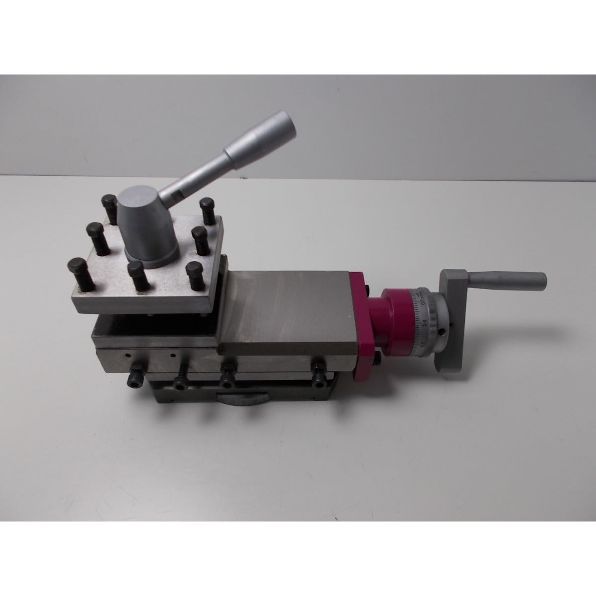 OPTIMUM Oberschlitten D 280, TU 2807  komplett inkl. Vierfachstahlhalter, Version 1 SM-0342700108CPL