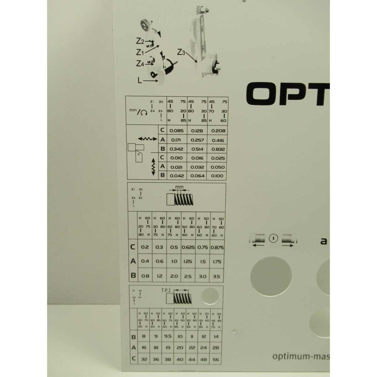 OPTIMUM Label TU3008 SM-03427200830