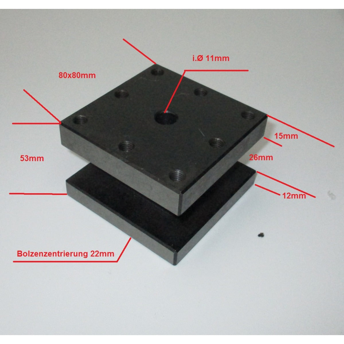 OPTIMUM Vierfachstahlhalter TU3008/G-V-VB SM-03427205706
