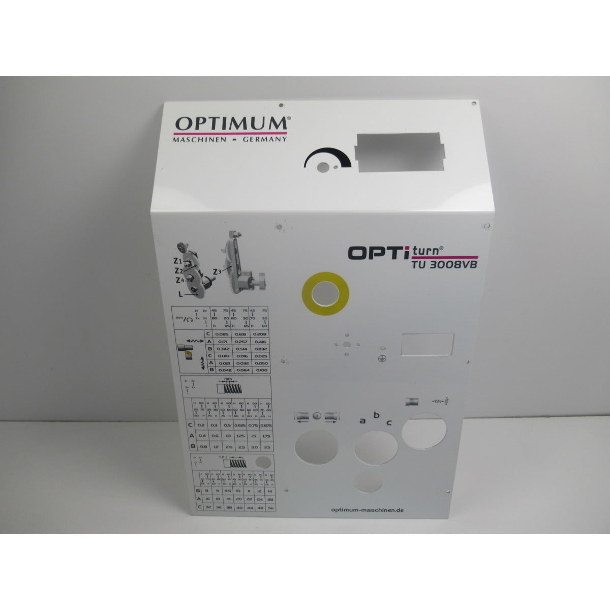 OPTIMUM Label TU3008VB  Hauptlabel – Ausführung 1 SM-03427206L01