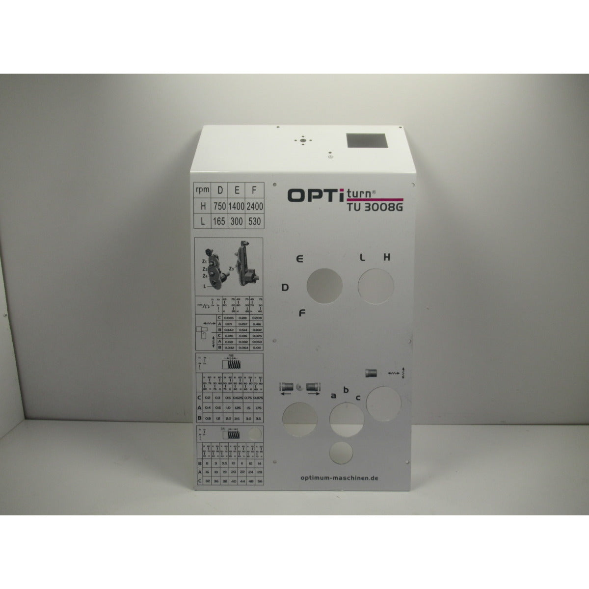 OPTIMUM Abdeckung TU 3008 G SM-03427210162