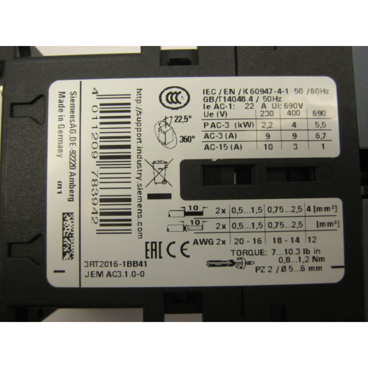 OPTIMUM Schütz TX 5216 SM-034324405K31